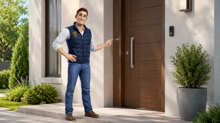 marcas en la puerta robo